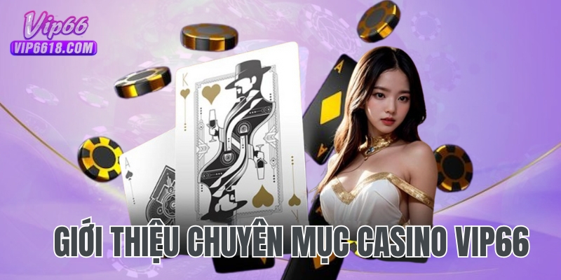Sơ lược về sảnh Casino VIP66 hấp dẫn